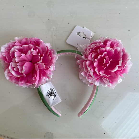 Disney Peony Flower Minnie Ears Headband - Picture 7 of 9